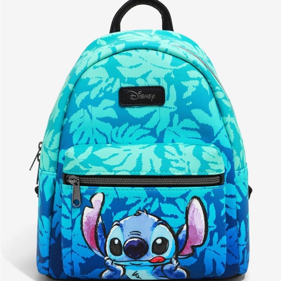 Disney Lilo & Stitch Blue Tropical Leaves
Mini Backpack - Picture 2 of 4
